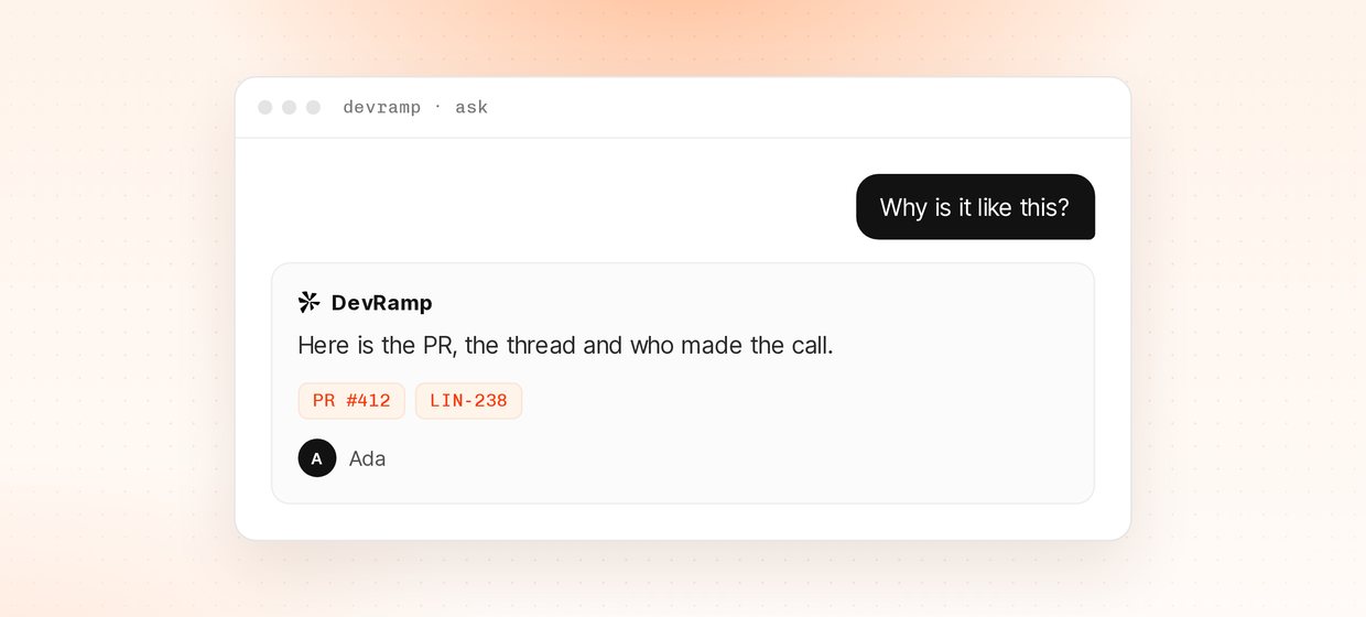 Onboarding in week one: answering “why is it like this?”