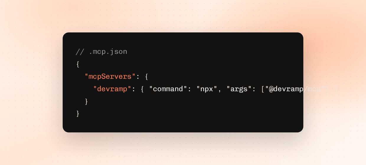 Setting up the DevRamp MCP server in Claude Code, Cursor and Codex